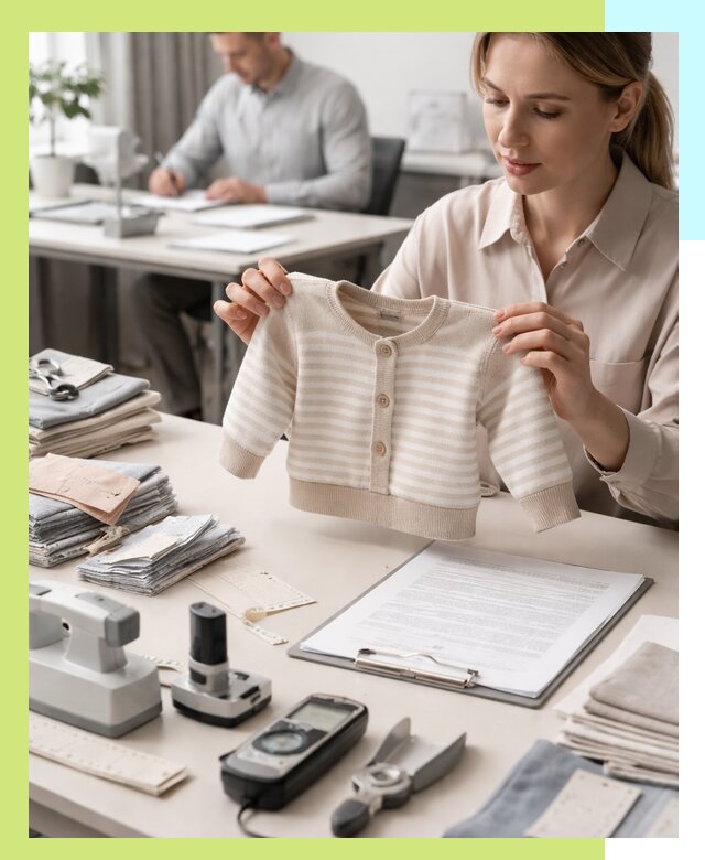 Сертификация детской одежды и текстильных изделий в Луге