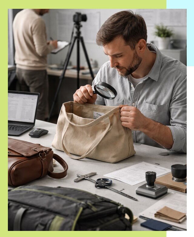 Сертификация сумок в Луге, оформление и получение сертификатов