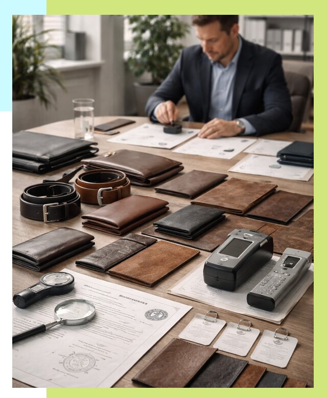 Сертификация кожаных изделий в Луге от 12372 р. | Алешин-Лга