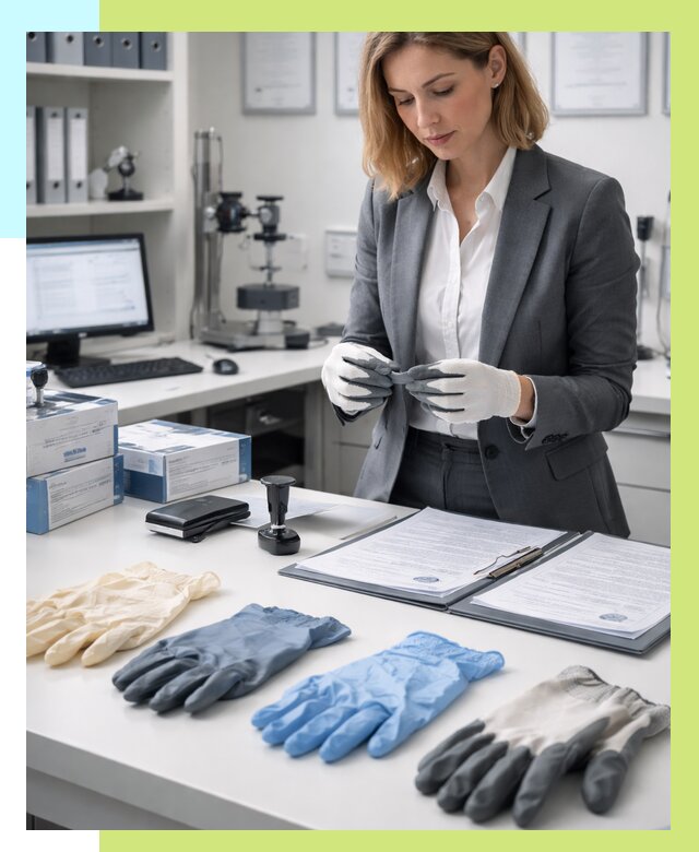 Сертификация перчаток в Луге от 8764 р. | Алешин-Лга