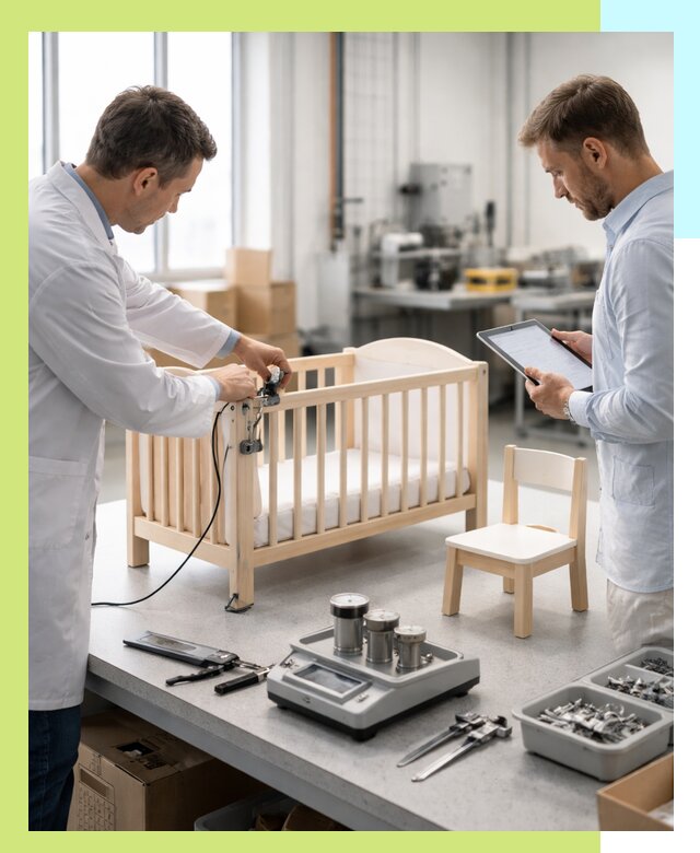 Сертификация детской мебели и проверка безопасности в Луге