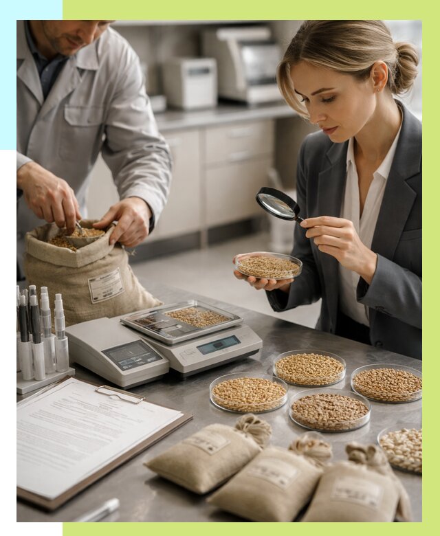 Сертификация зерна в Луге по цене от 15465 р. | Алешин-Лга