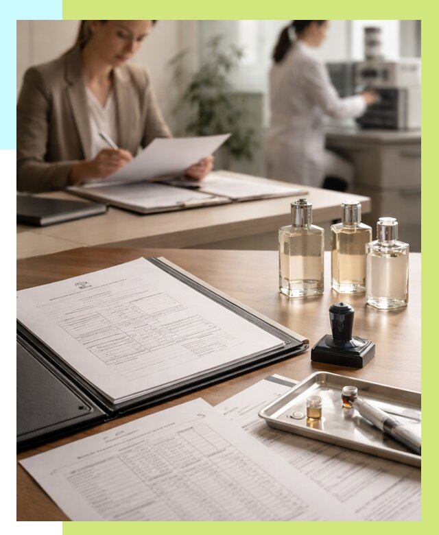 Сертификация парфюмерии в Луге от 15465 р. | Алешин-Лга