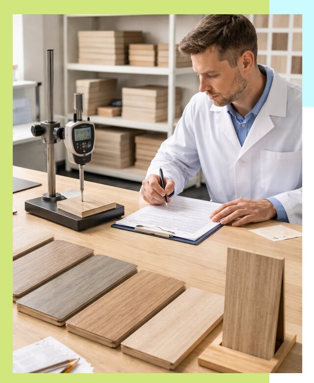 Сертификация ламината с испытаниями и оформлением документов в Луге