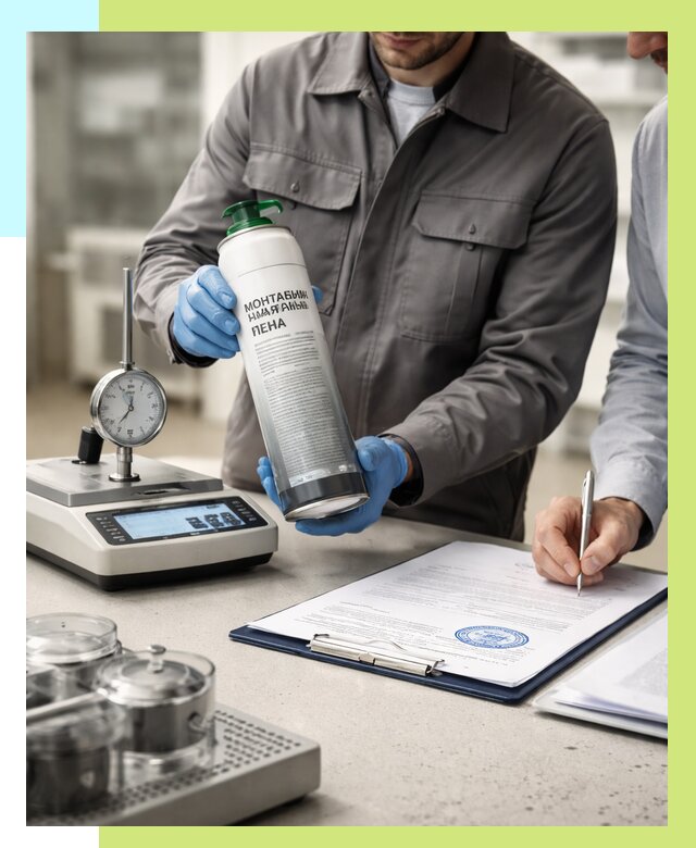 Сертификация монтажной пены в Луге от 15465 р. | Алешин-Лга