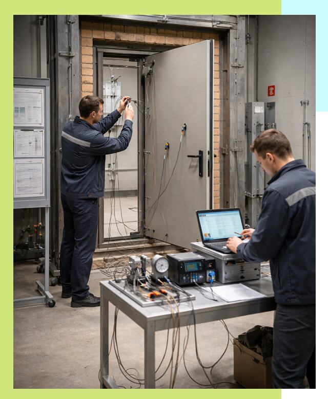 Сертификация противопожарных дверей в Луге по ГОСТ и ТР