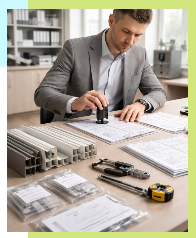 Сертификация ПВХ продукции в Луге от 8764 р., Алешин-Лга