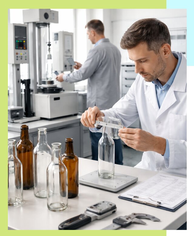 Сертификация стеклянных бутылок и сопутствующей упаковки в Луге