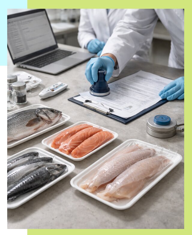 Сертификация рыбы и сертификат в Луге от 15465 р. | Алешин-Лга