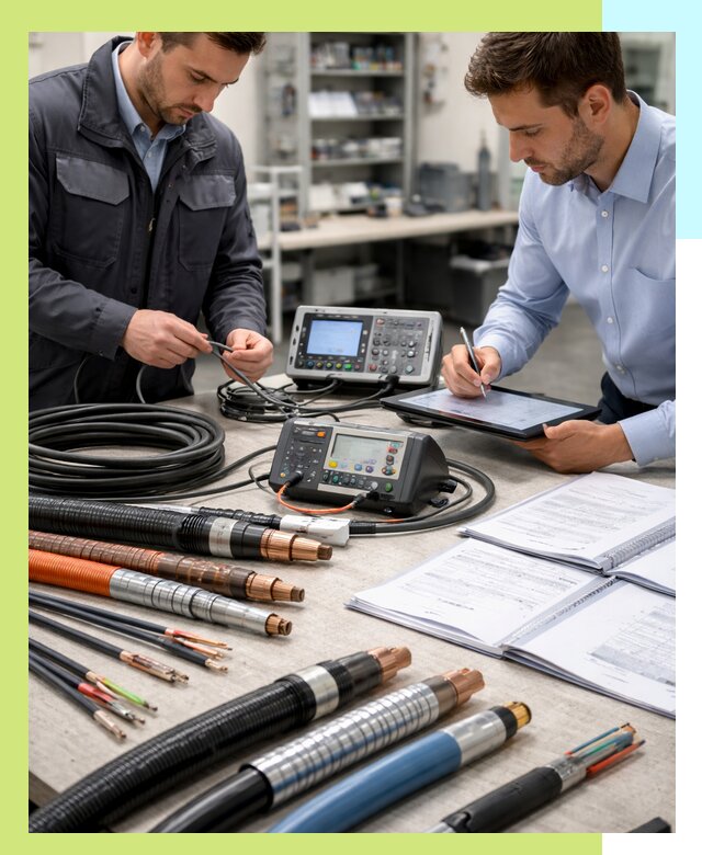 Сертификация кабеля и электропроводки в Луге под ключ