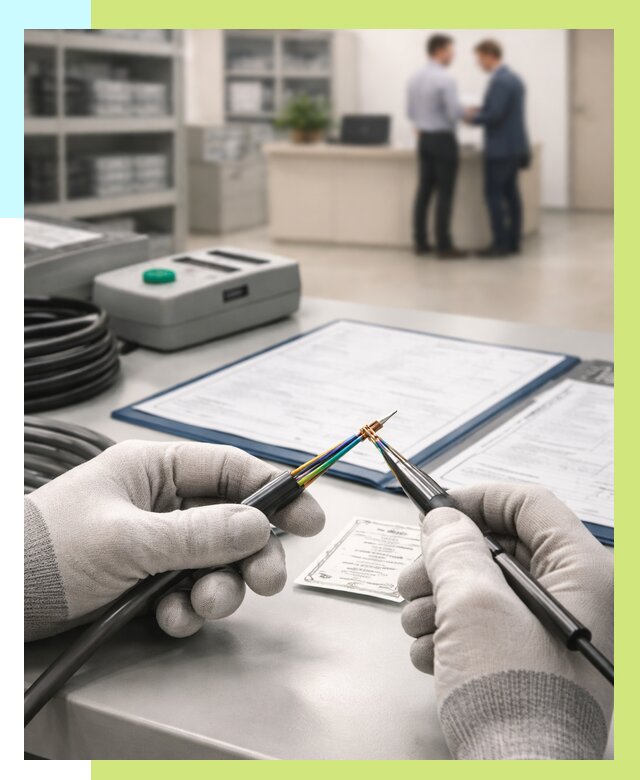 Сертификация провода в Луге от 18558 р. в Алешин-Лга