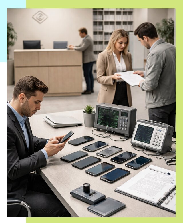 Сертификация телефонов в Луге от 25775 р. под ключ | Алешин-Лга