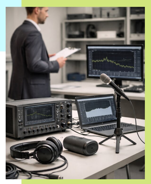 Сертификация аудиотехники в Луге от 15465 р., Алешин-Лга