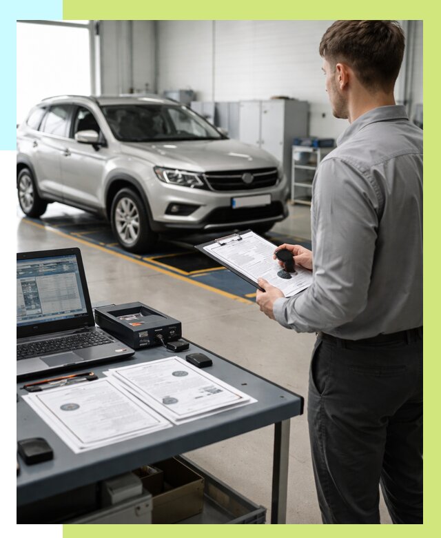 Сертификация транспортных средств в Луге от 12372 р. | Алешин-Лга