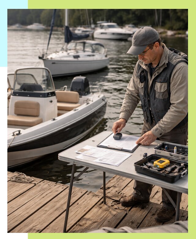 Сертификация маломерных судов в Луге от 12372 р. | Алешин-Лга