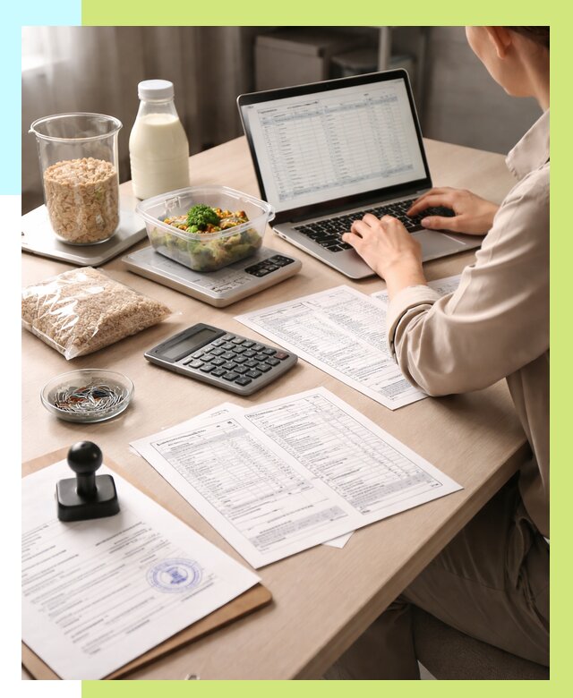 Просчет БЖУ для маркировки в Луге от 1547 р. | Алешин-Лга