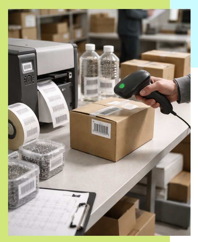 Штрихкодирование продукции и маркировка для продажи в Луге