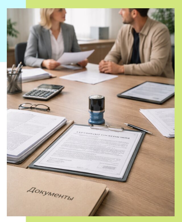 Сертификат соответствия на продукцию в Луге от 15465 р.|Алешин-Лга