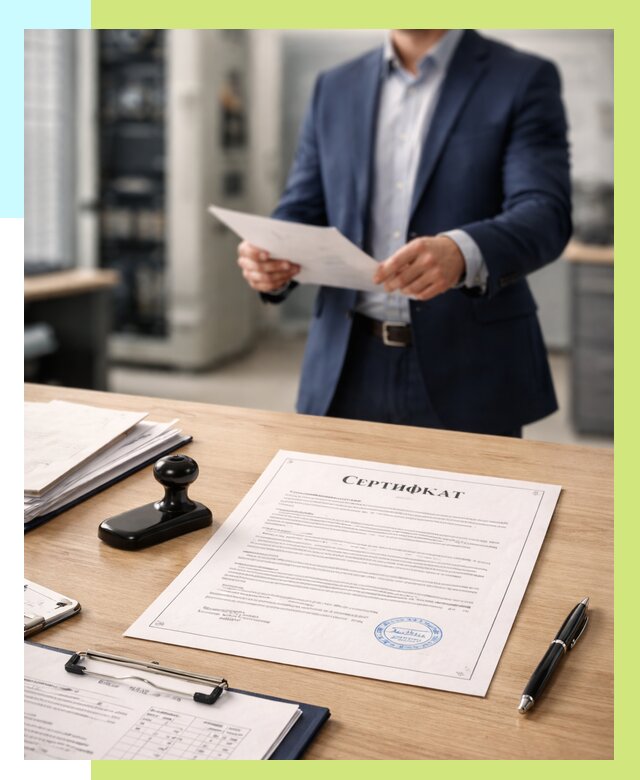 Сертификат на оборудование в Луге от 15465 р. | Алешин-Лга