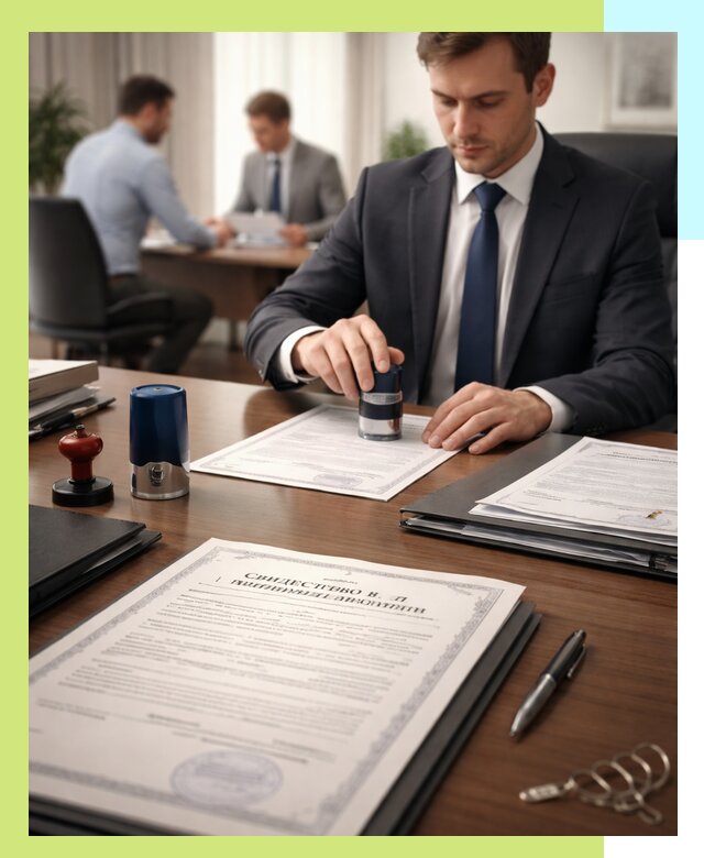 Оформление свидетельства о государственной регистрации в Луге