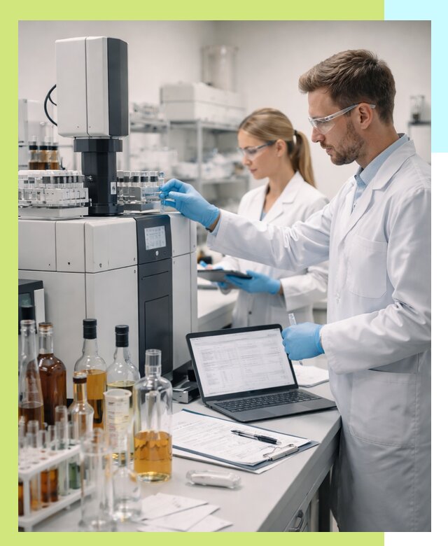 Выдача заключения о спиртосодержании продукции в Луге