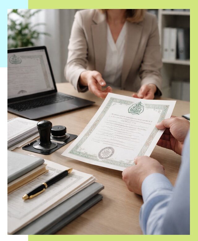 Халяль сертификат в Луге, получить от 15465 р. | Алешин-Лга