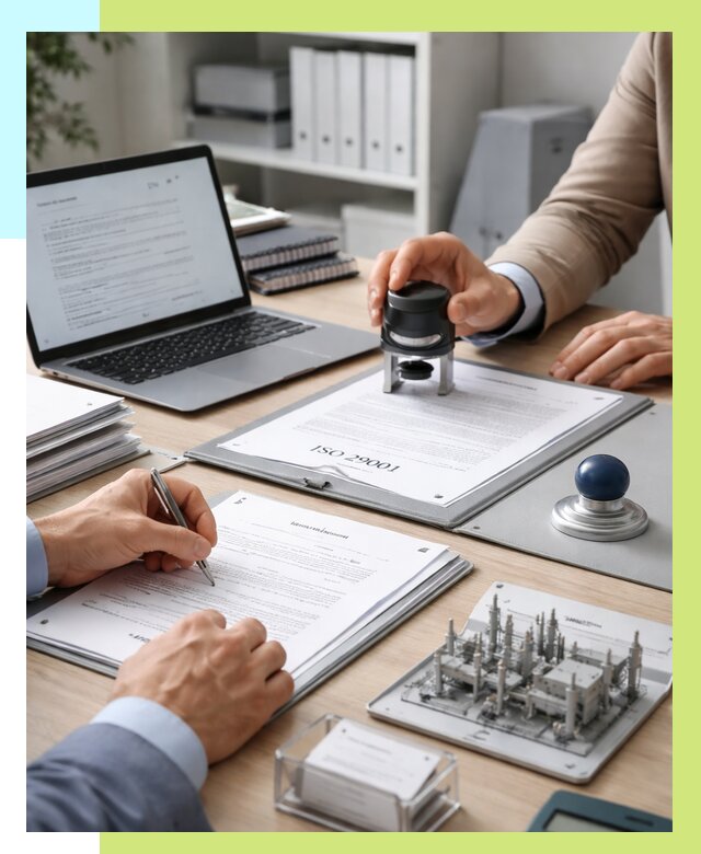 Сертификат ISO 29001 в Луге под ключ от 77325 р. | Алешин-Лга