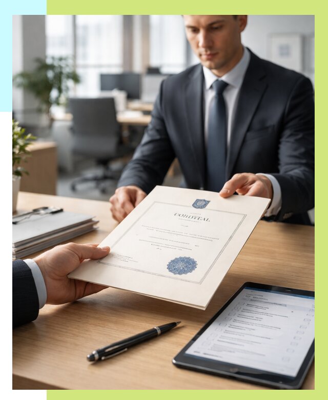 Сертификат ISO 30301 в Луге от 36085 р. | Алешин-Лга - под ключ