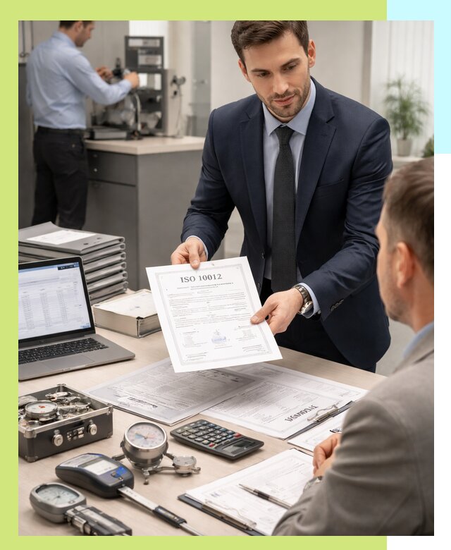 Выдача сертификата ISO 10012 по требованиям метрологии в Луге