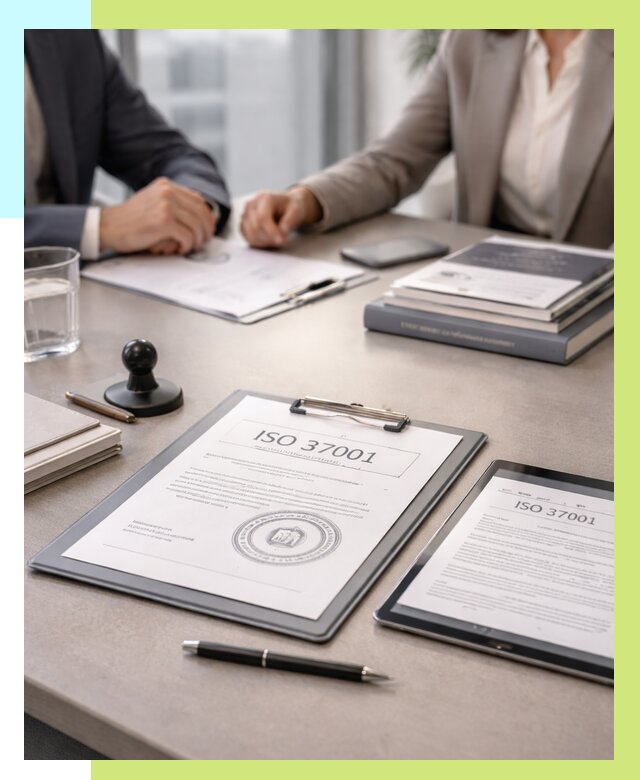 Сертификат ISO 37001 в Луге оформить от 123720 р. Алешин-Лга